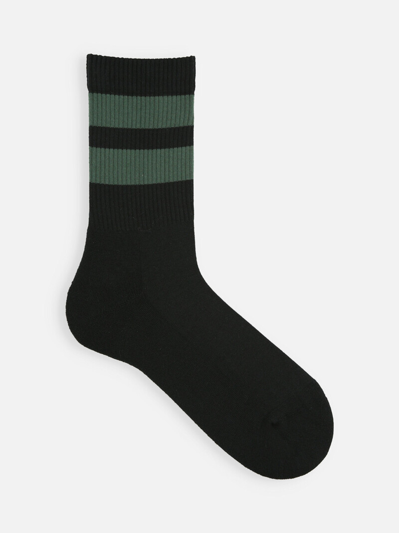 American Ribed Top Line Short Socks