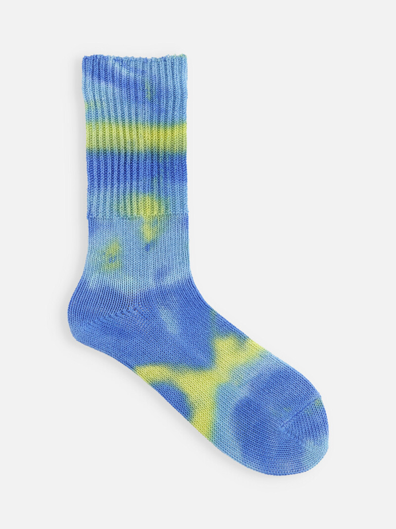 Tie & Dye Rib Crew Socks