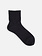 Premium Silk Plain Soft Top Low Crew Socks M