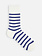 Mi-chaussette rayure large