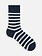 Crew-Socken mit breiten Streifen