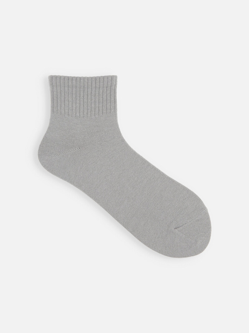 Water Repellent Rib Ankle Socks S