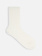 Fine Rib Cotton Low Crew Socks