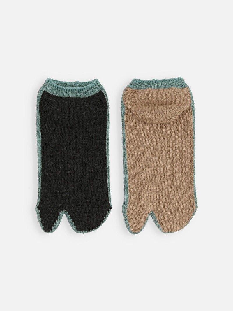 Tabi-Socken mit farbiger Kontur M