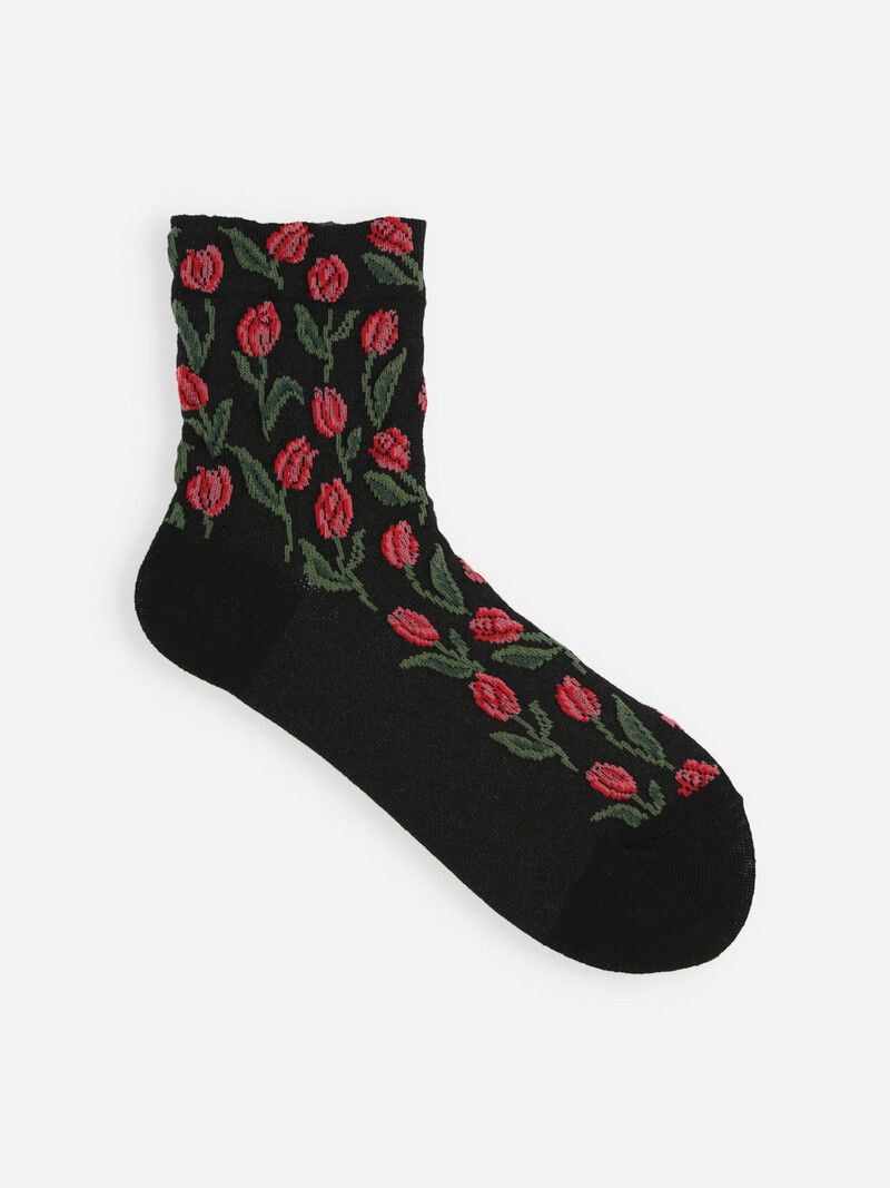 Tulip Float Low Crew Socks
