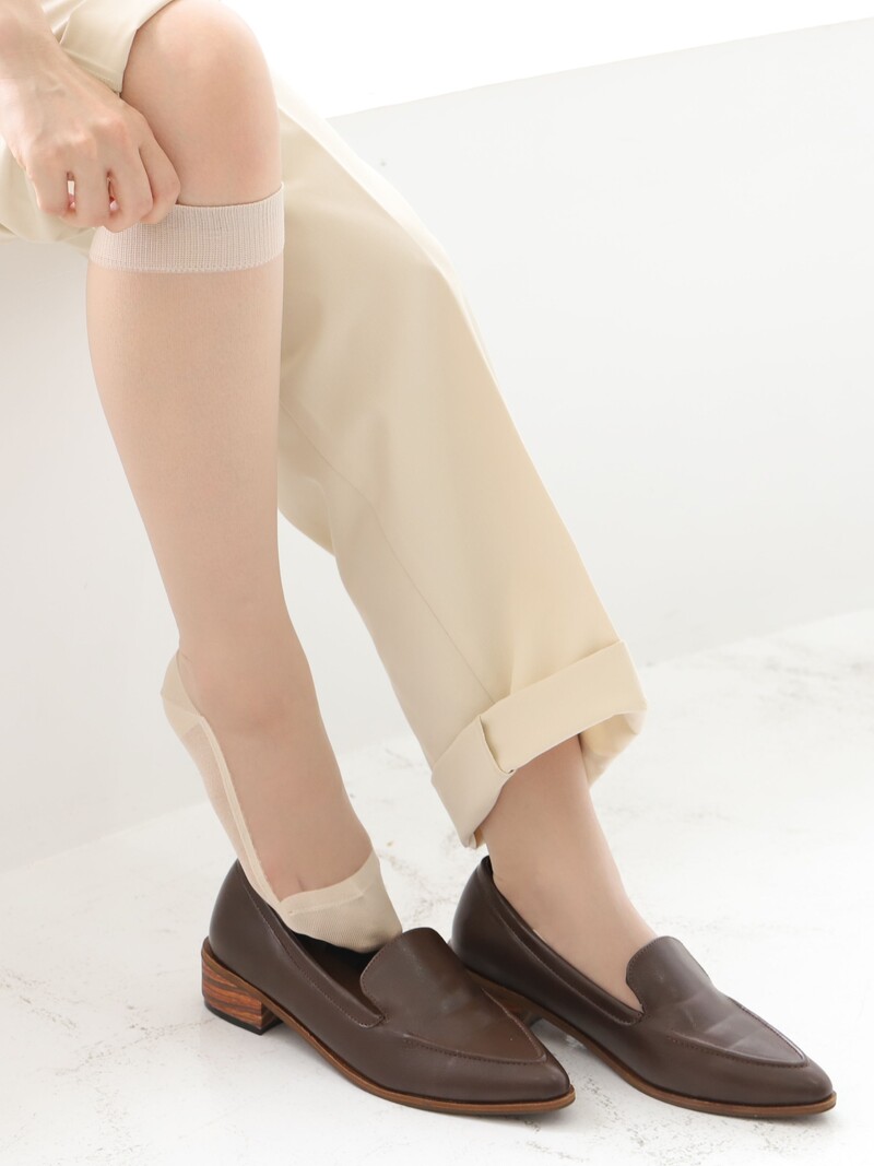 Calcetines altos de tul liso