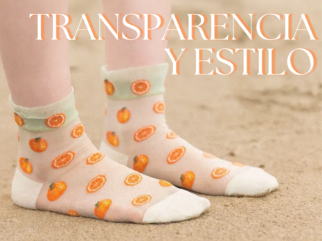 El calcetín transparente: un must-have veraniego