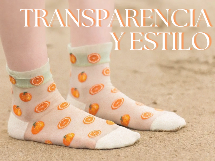 El calcetín transparente: un must-have veraniego