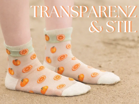 Die transparente socke: ein absolutes sommer-must-have, das man unbedingt haben muss
