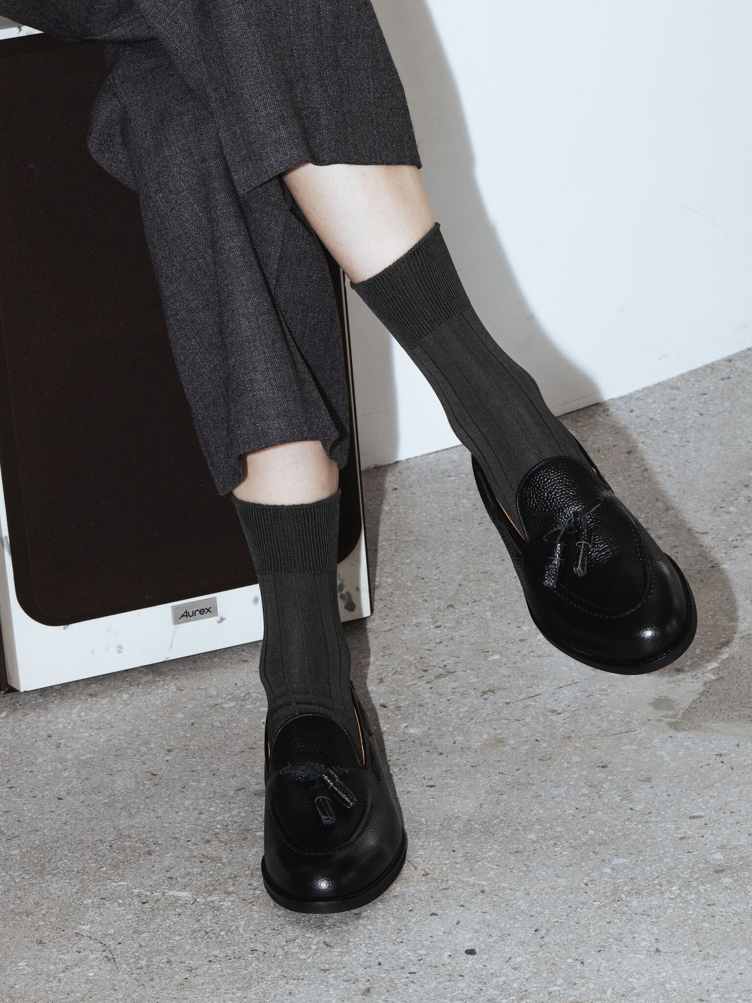 Calzino a coste 9x2 RS M