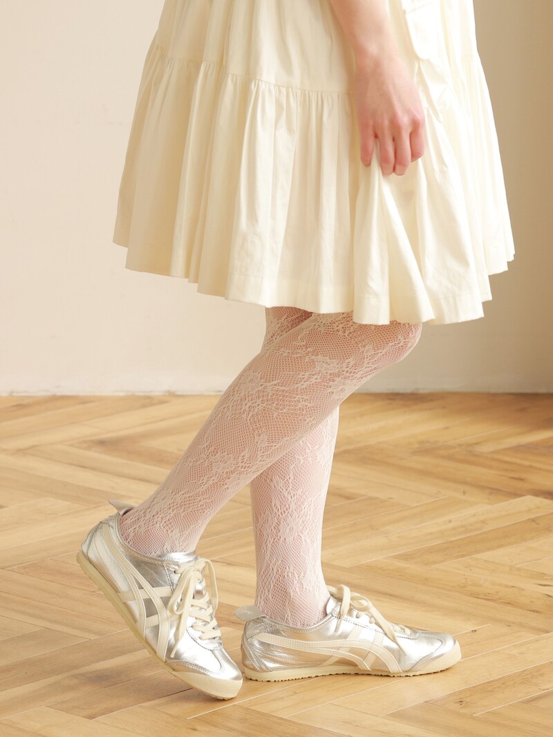 Collant in pizzo fiori Raschel
