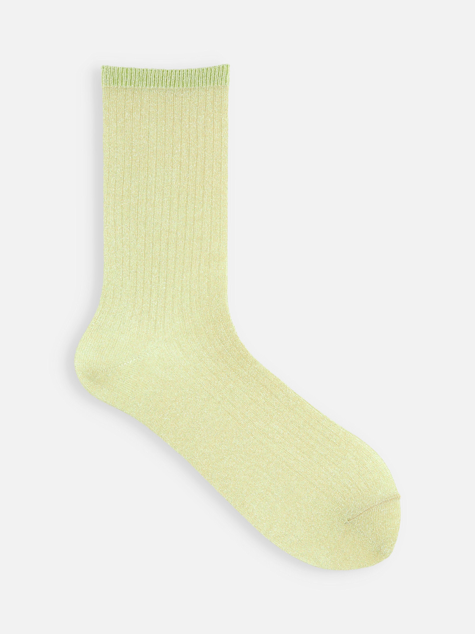 Calcetín transparente laminado acanalado