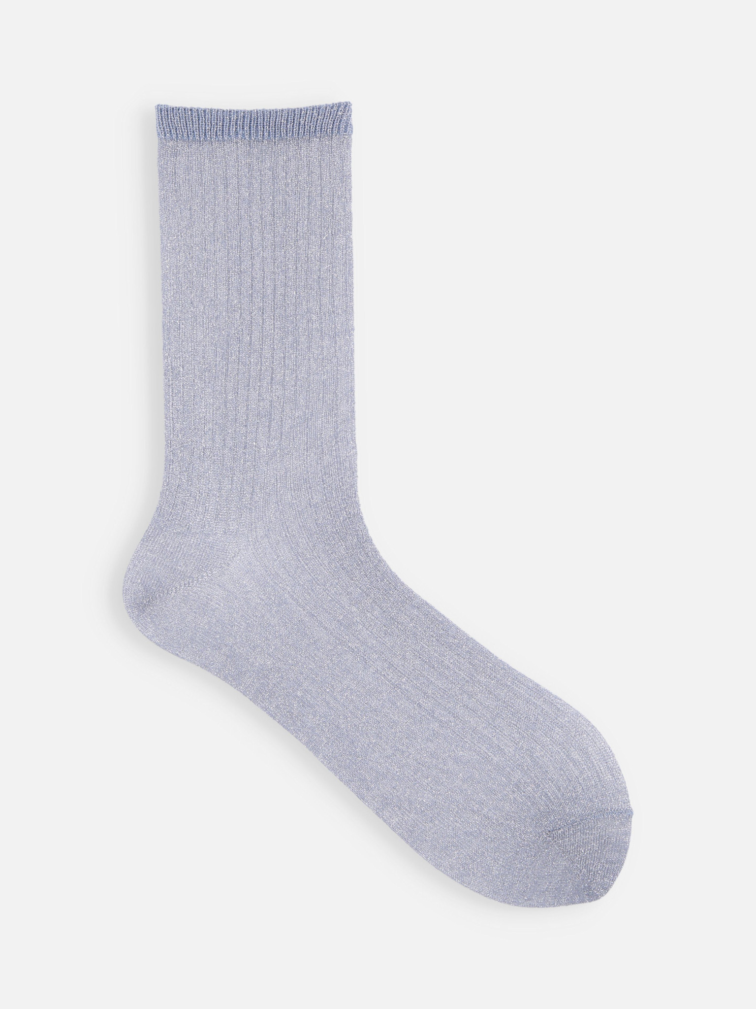 Calcetín transparente laminado acanalado