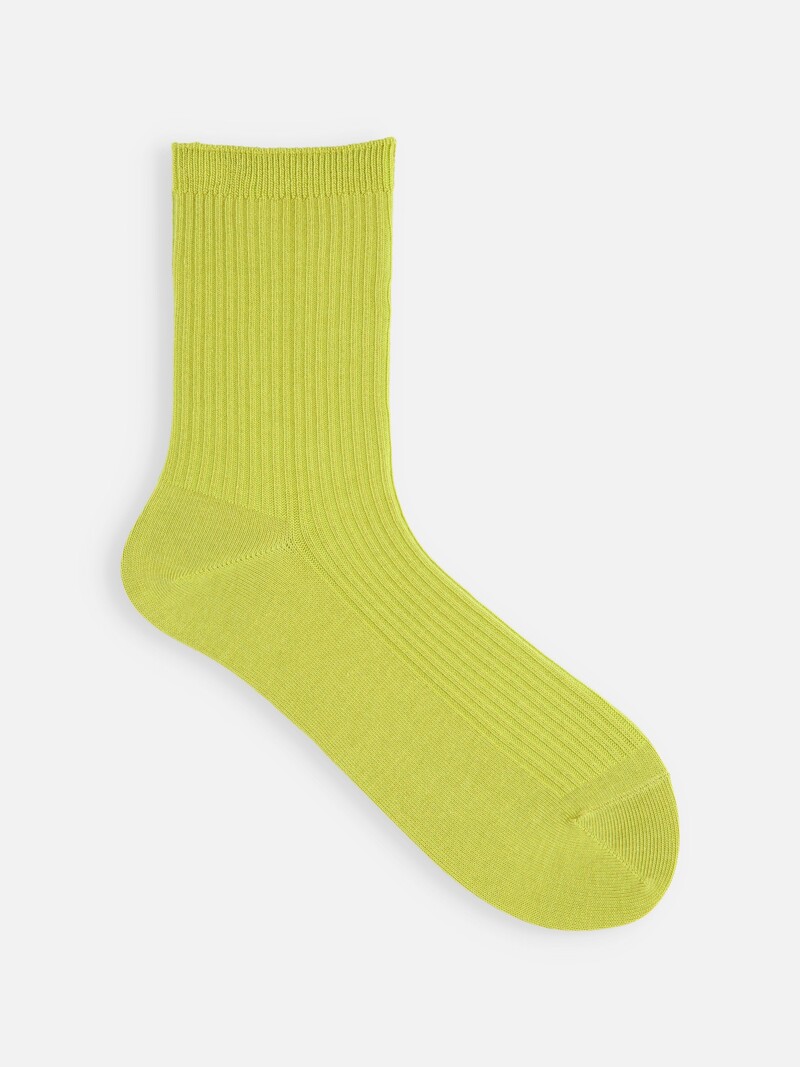 Mi-chaussette côtes 2x2 moyenne jauge S
