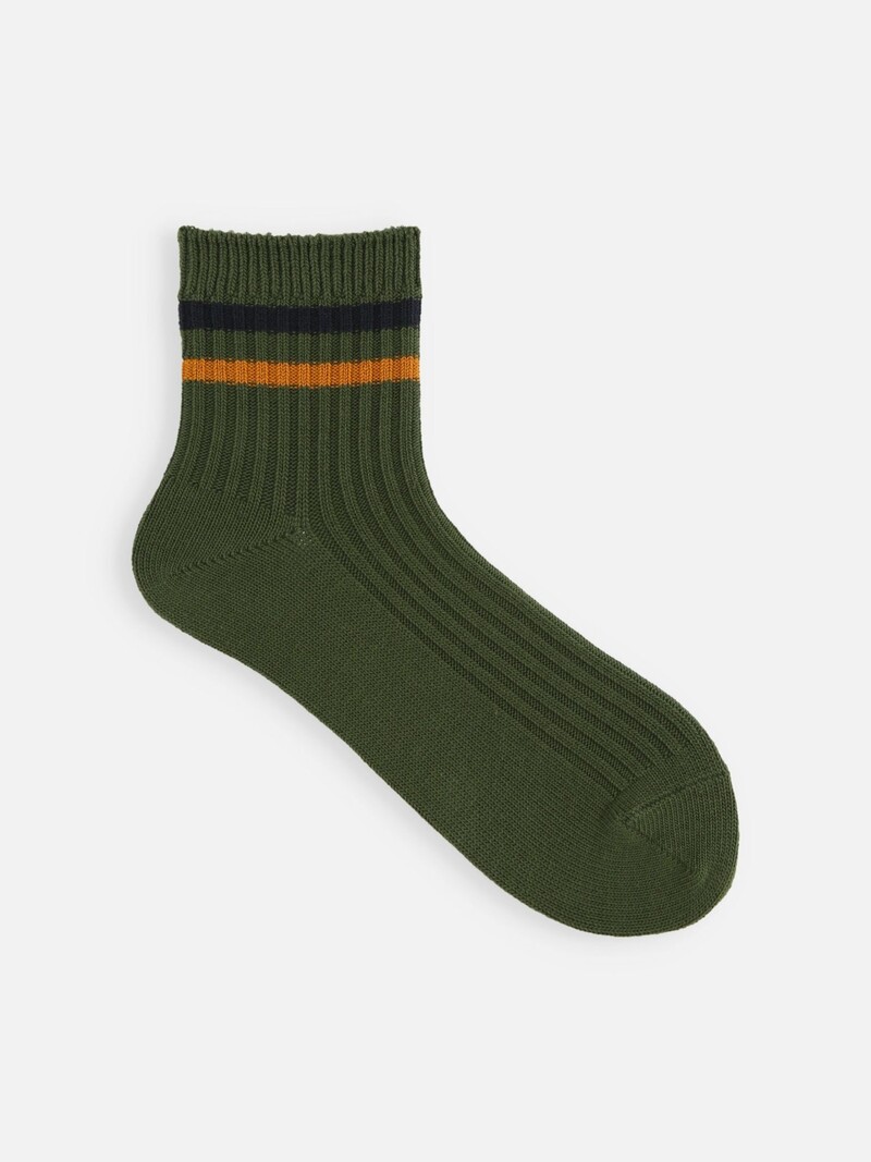 Socquette 2 rayures bicolores 96N