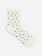 Waffle Rose Roll-Top Low Crew Socks