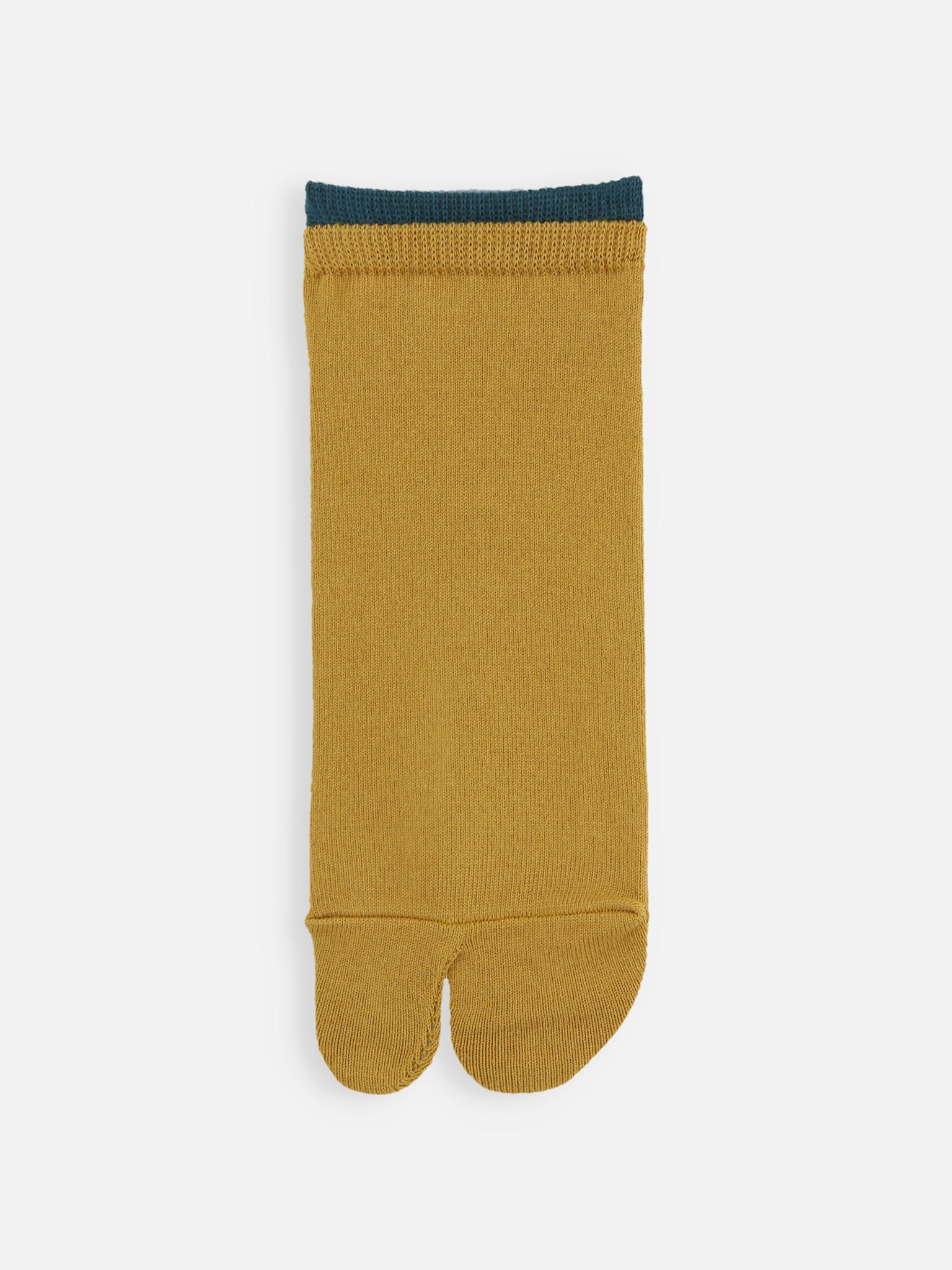 Chaussette courte Tabi en coton bord bicolore M