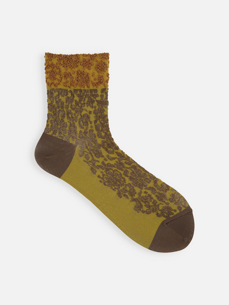 Two-Tone Float Low Crew Socks