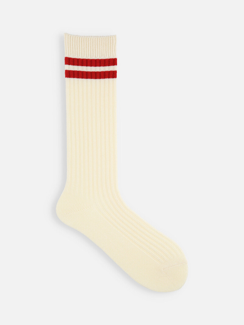 Top 2 Lines High-Cut Socks