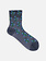 Sheer Glitter Bouquet Low Crew Socks