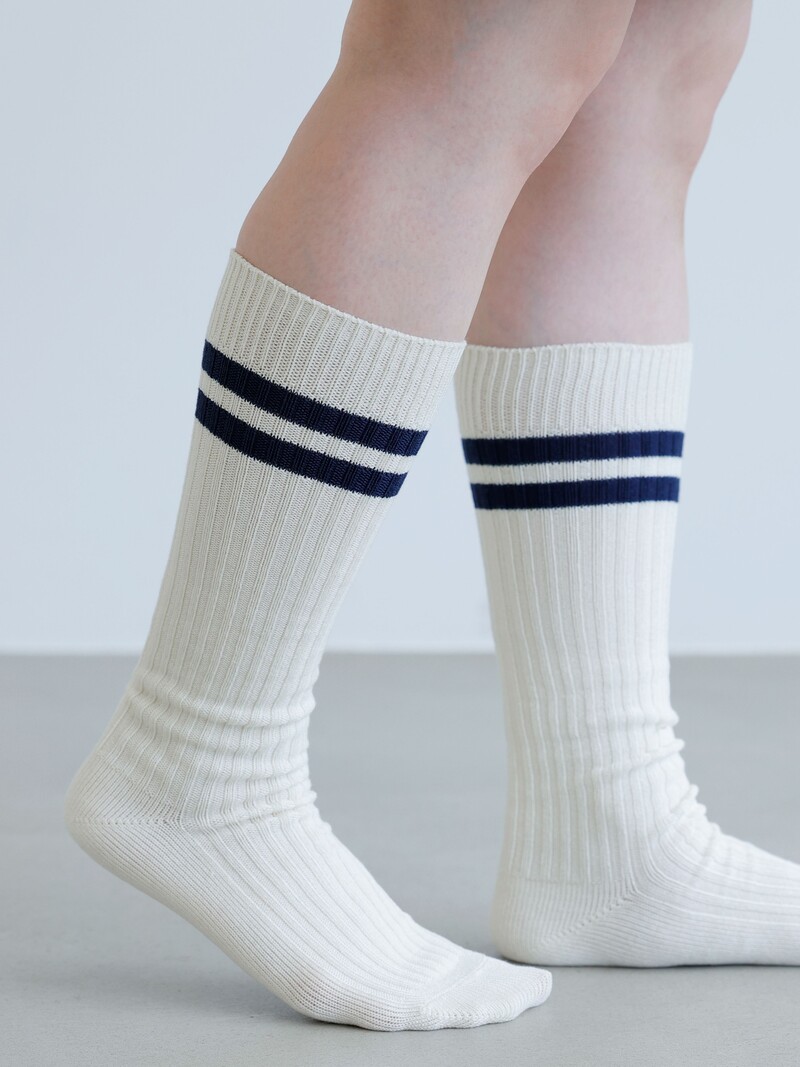 Top 2 Lines High-Cut Socks