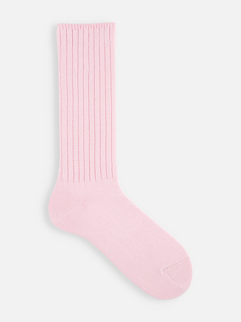 Mi-chaussette unie Maille Richelieu M