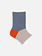 Contrast Panel Heel Socks