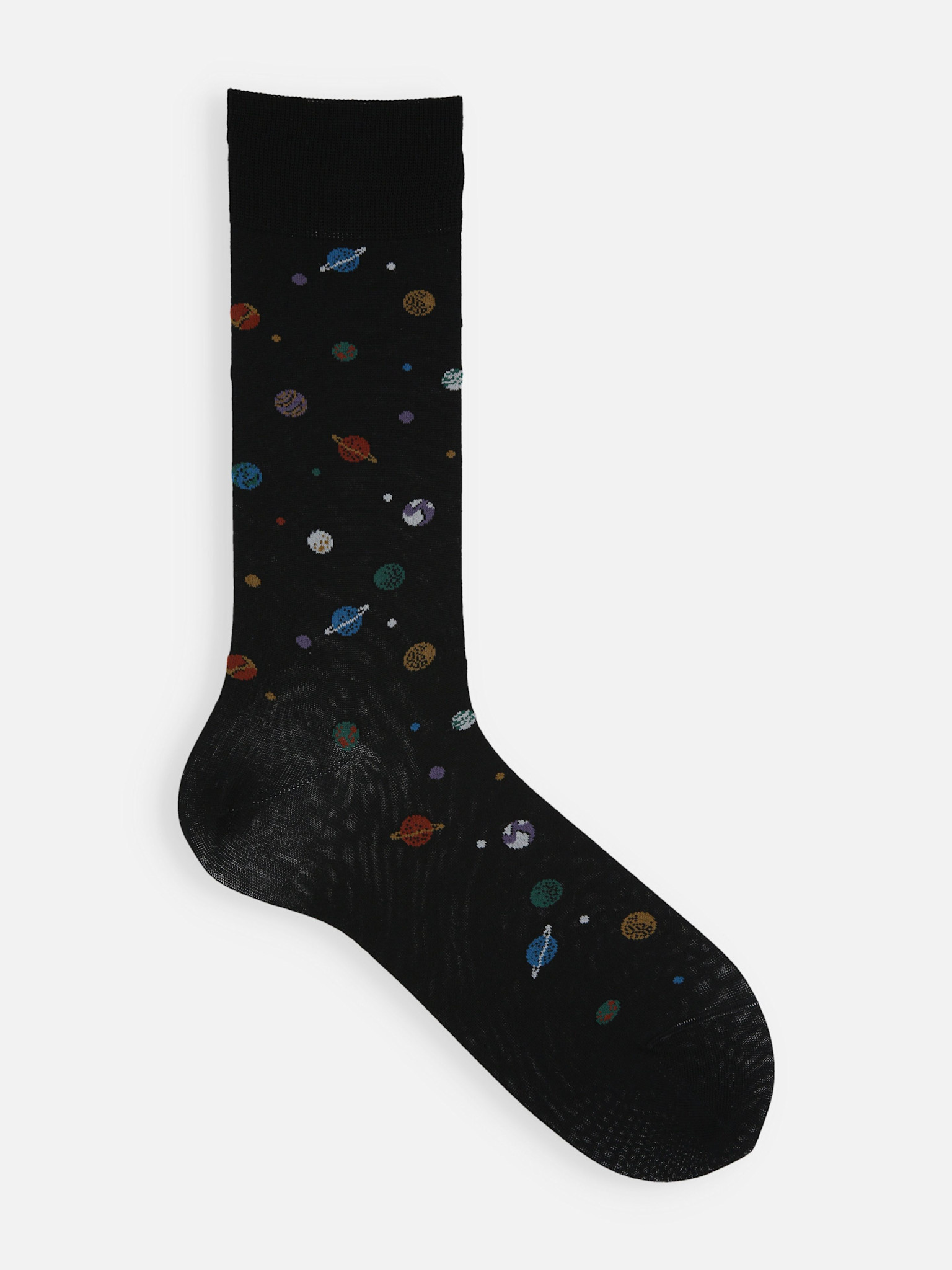 Calcetines hasta media pantorrilla con estampado planetario