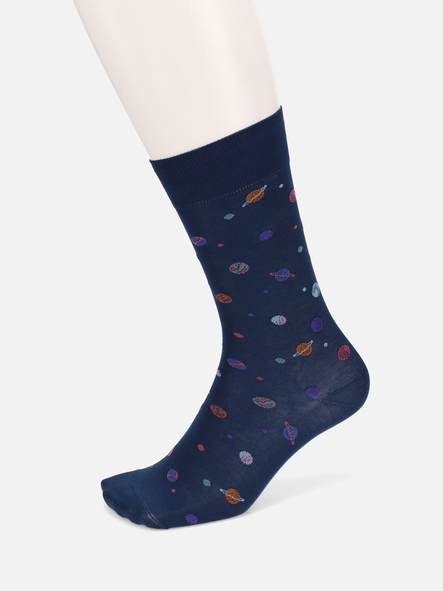 Calcetines hasta media pantorrilla con estampado planetario