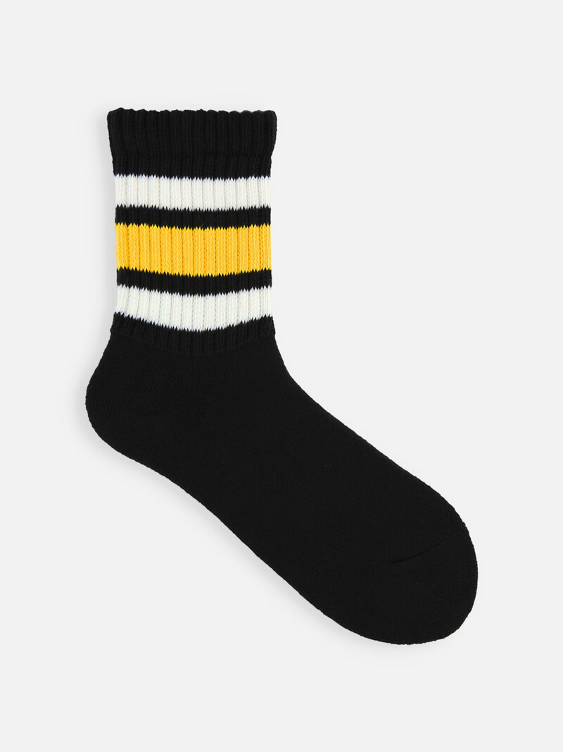 Sportliche American Rib Crew Socken S