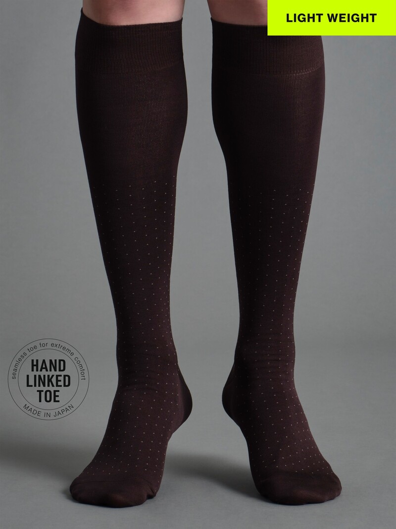 Chaussette haute pois M