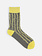 Fringe Style Stripe Low Crew Socks