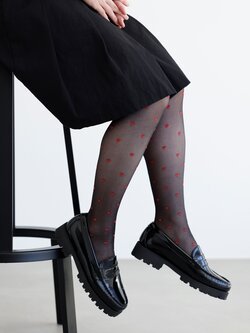 011900239 Collant cœur contraste 20D M