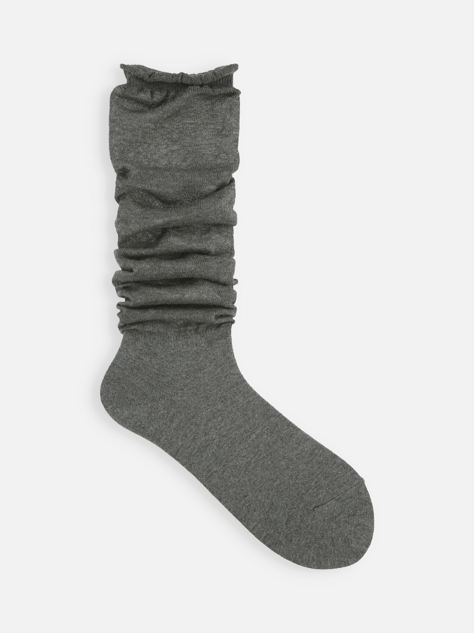 Leichte kniehohe Socken im lockeren Stil