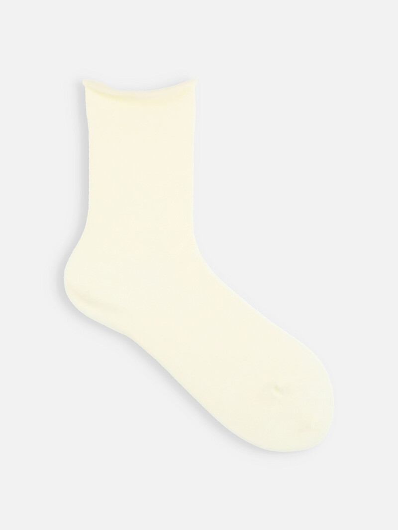 Premium Finest Merino Rolltop Low Crew Socken S