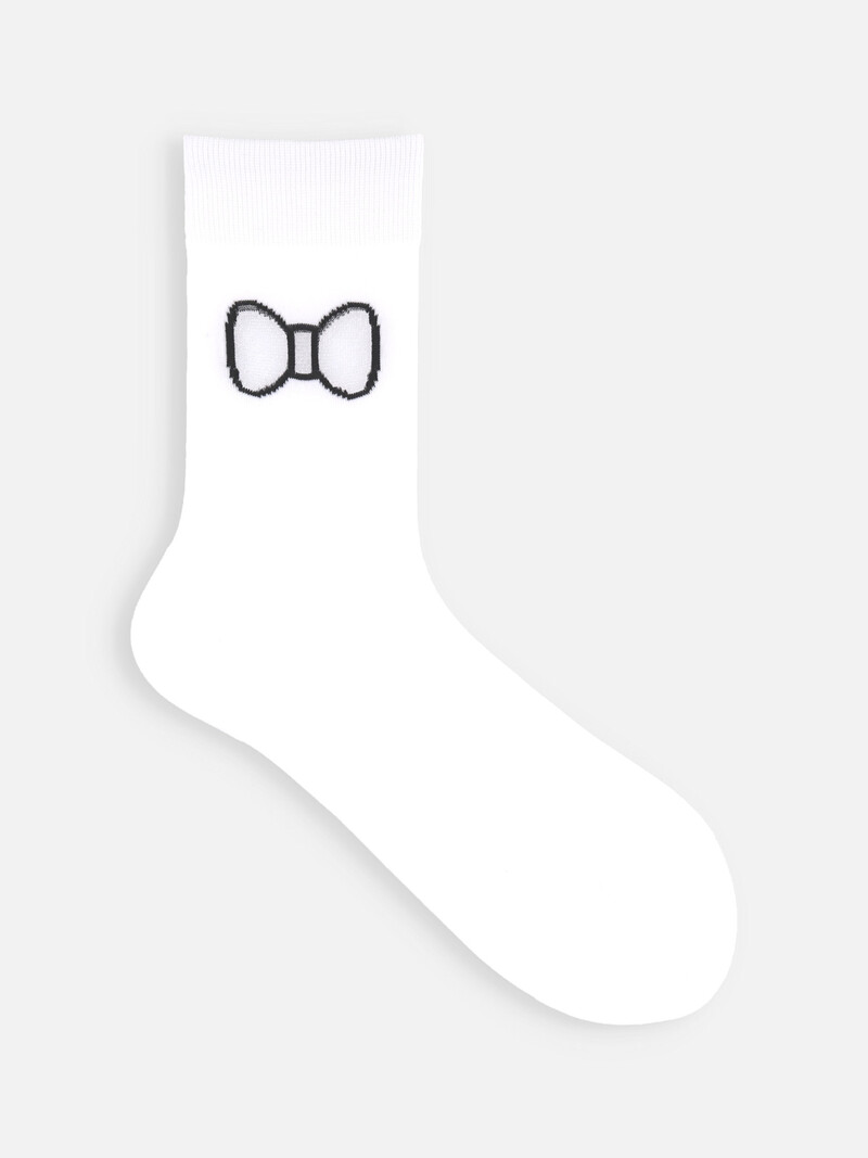 Socquette nœud effet de fenêtre