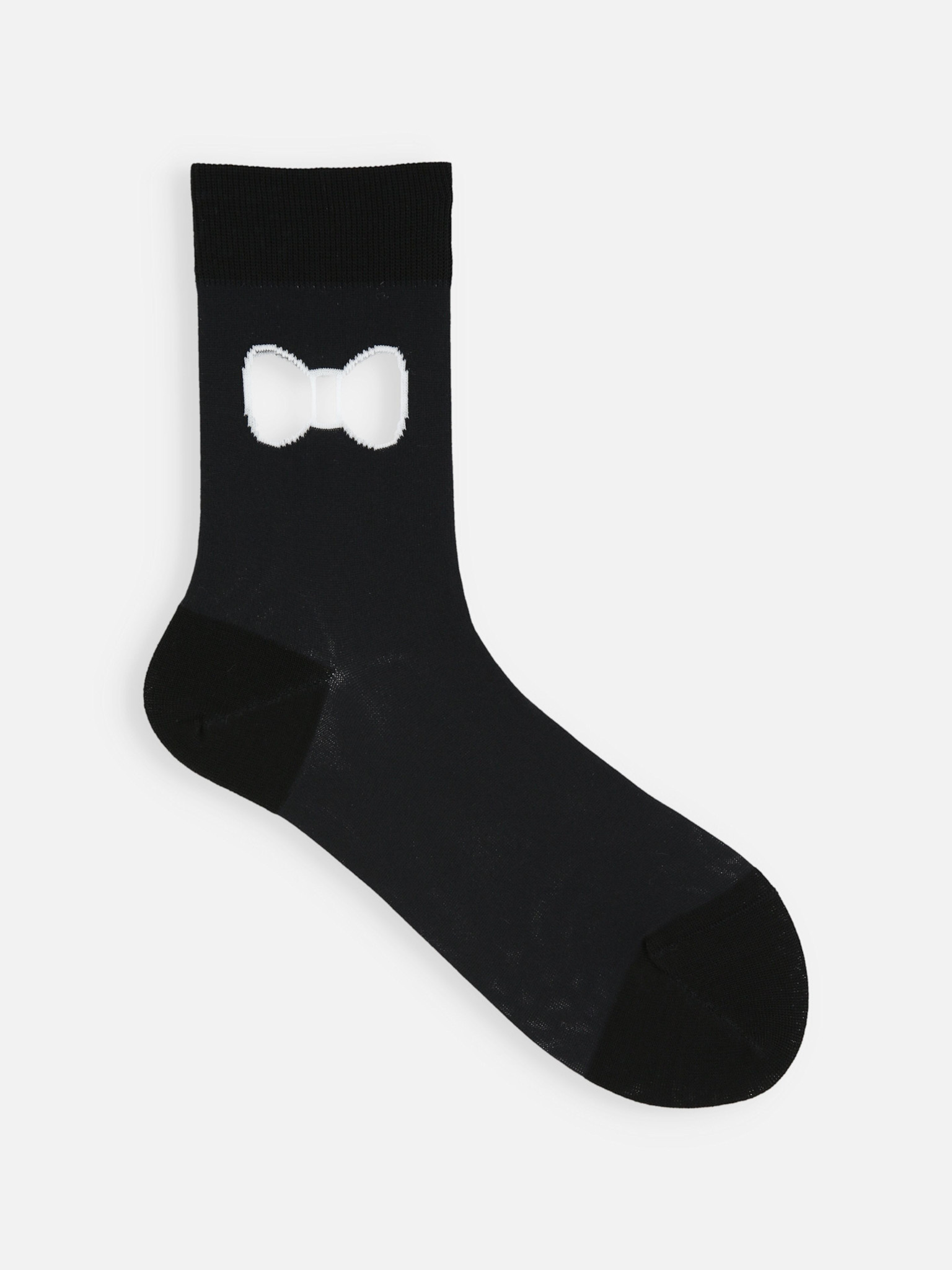 Calzino con nodo effetto finestra