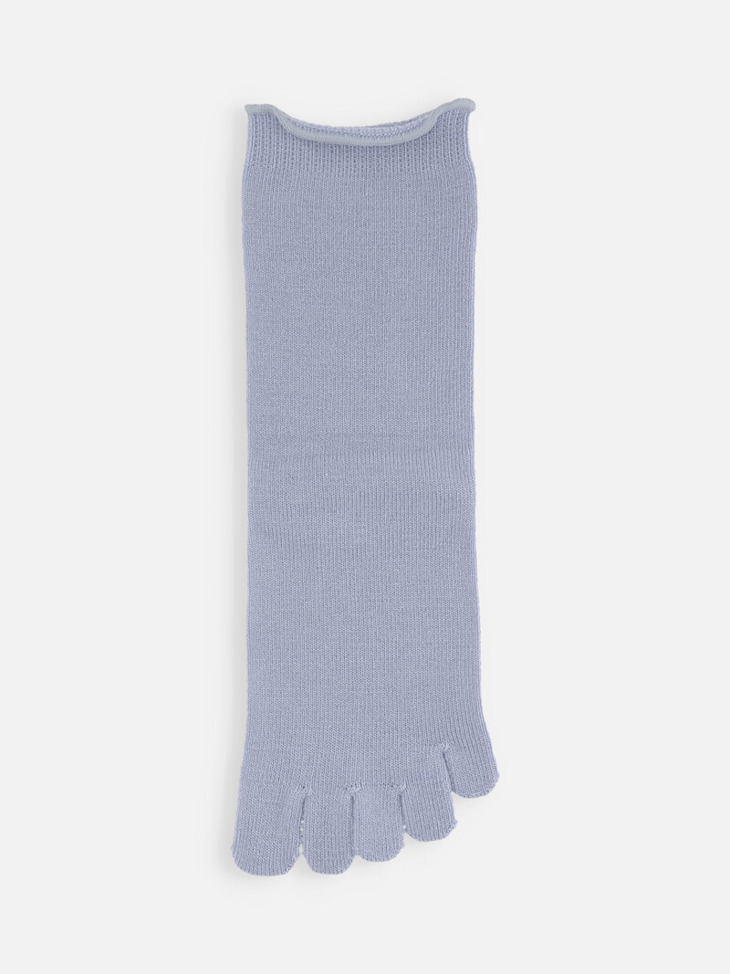 Meia Premium Fine Merino 5 Toe até a panturrilha