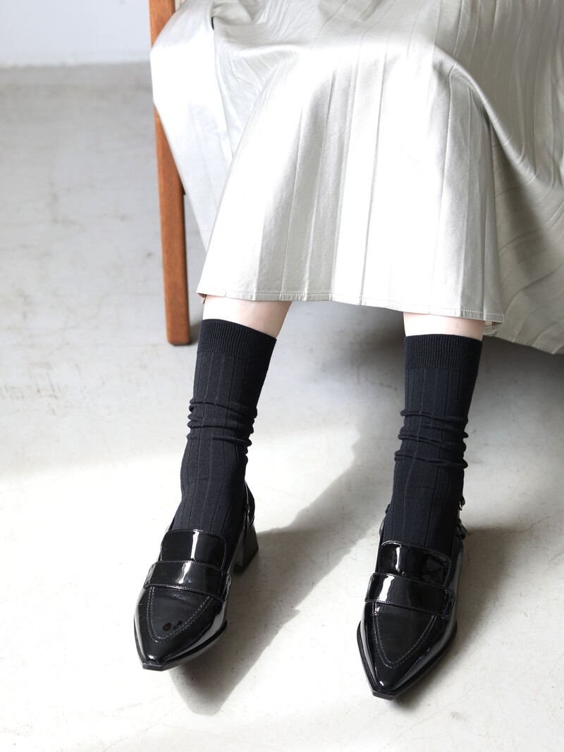 Premium Finest Wool Rib Crew Socks
