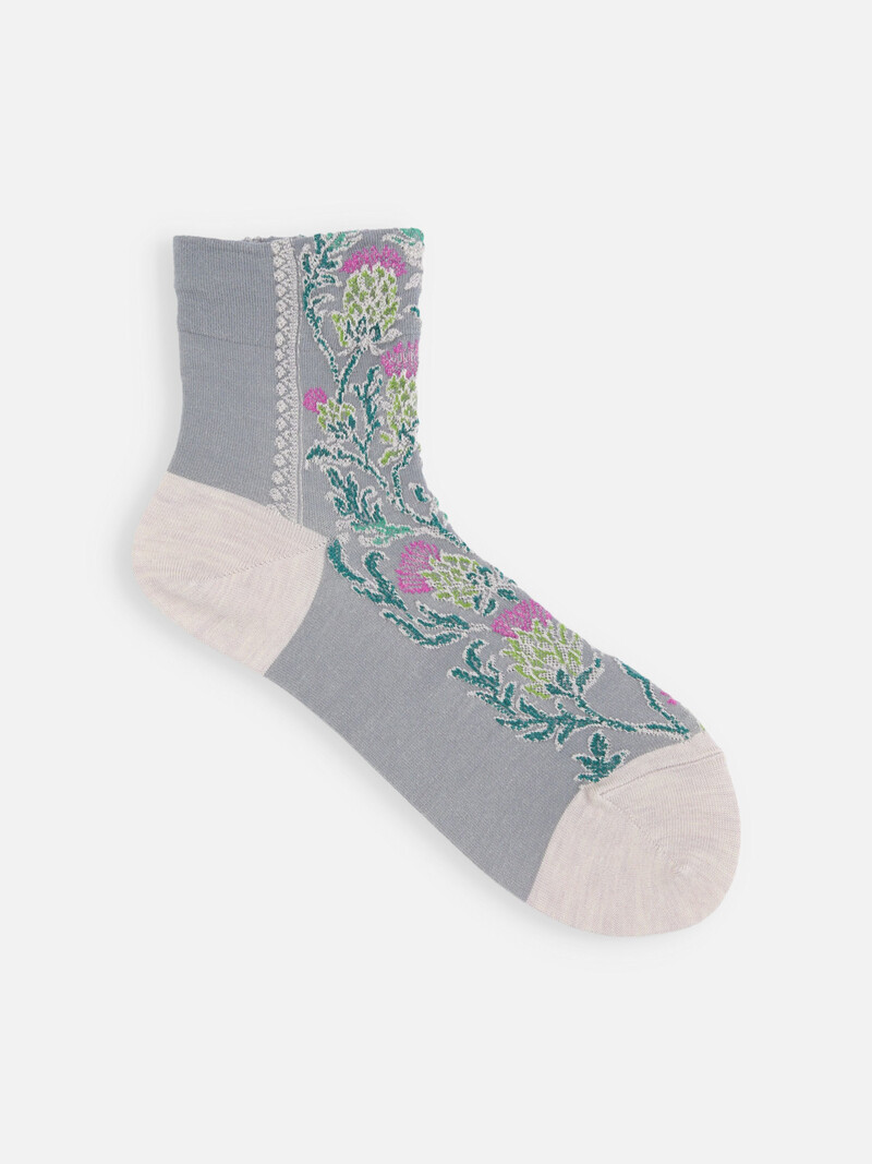 Socquette laine mix Art Nouveau