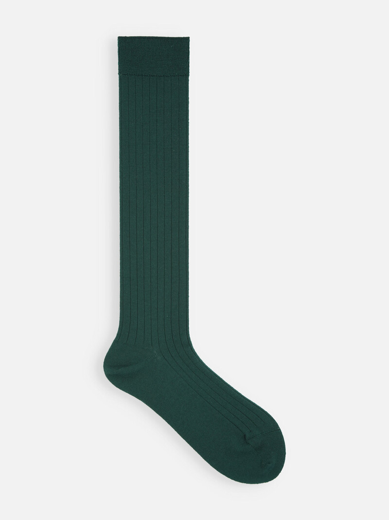 Premium Finest Merino Ribbed High Socks