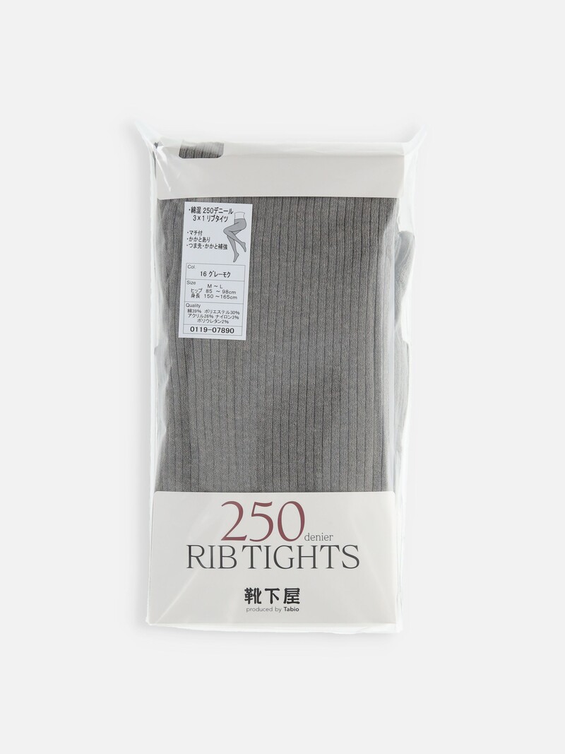 Cotton Rib 250D Tights M