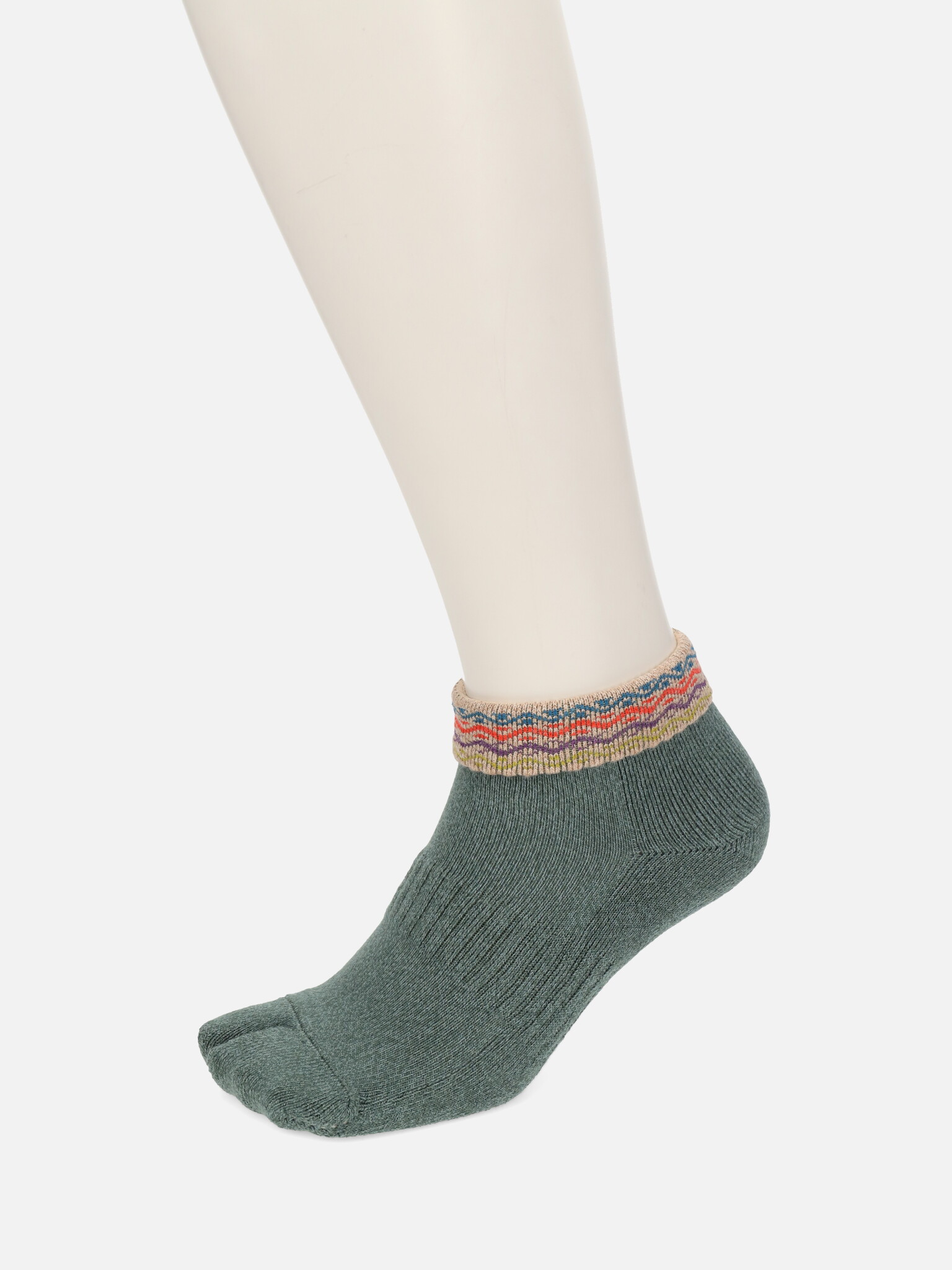 Wave Turn Down Short Tabi Socken M