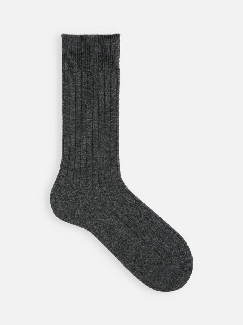 Kaschmir Rippsocken S