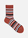 Mi-chaussette côtes multi-rayures S