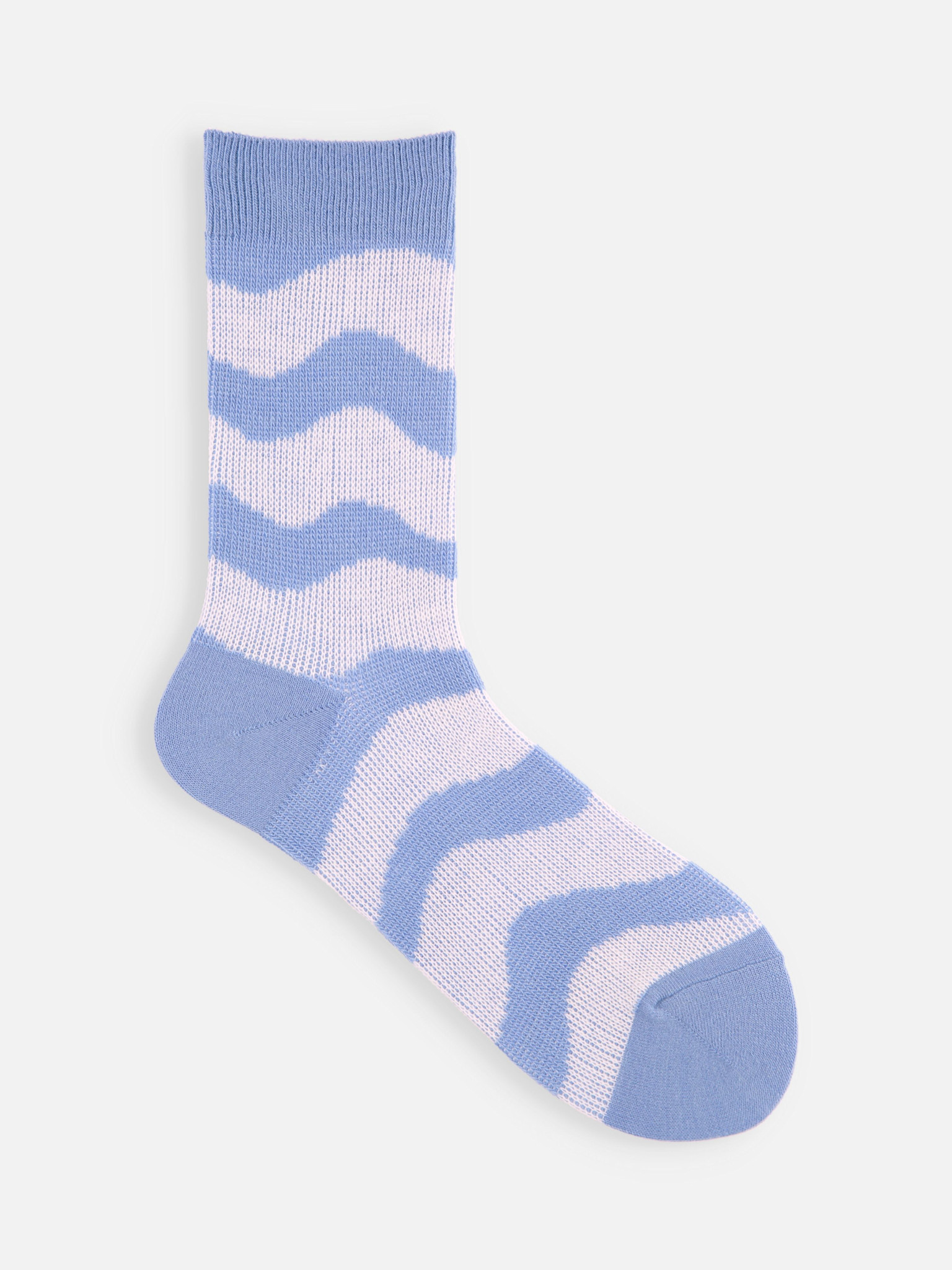 Mi-chaussette jacquard motif ondulé