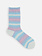 Wool Blend Gradient Stripe Crew Socks
