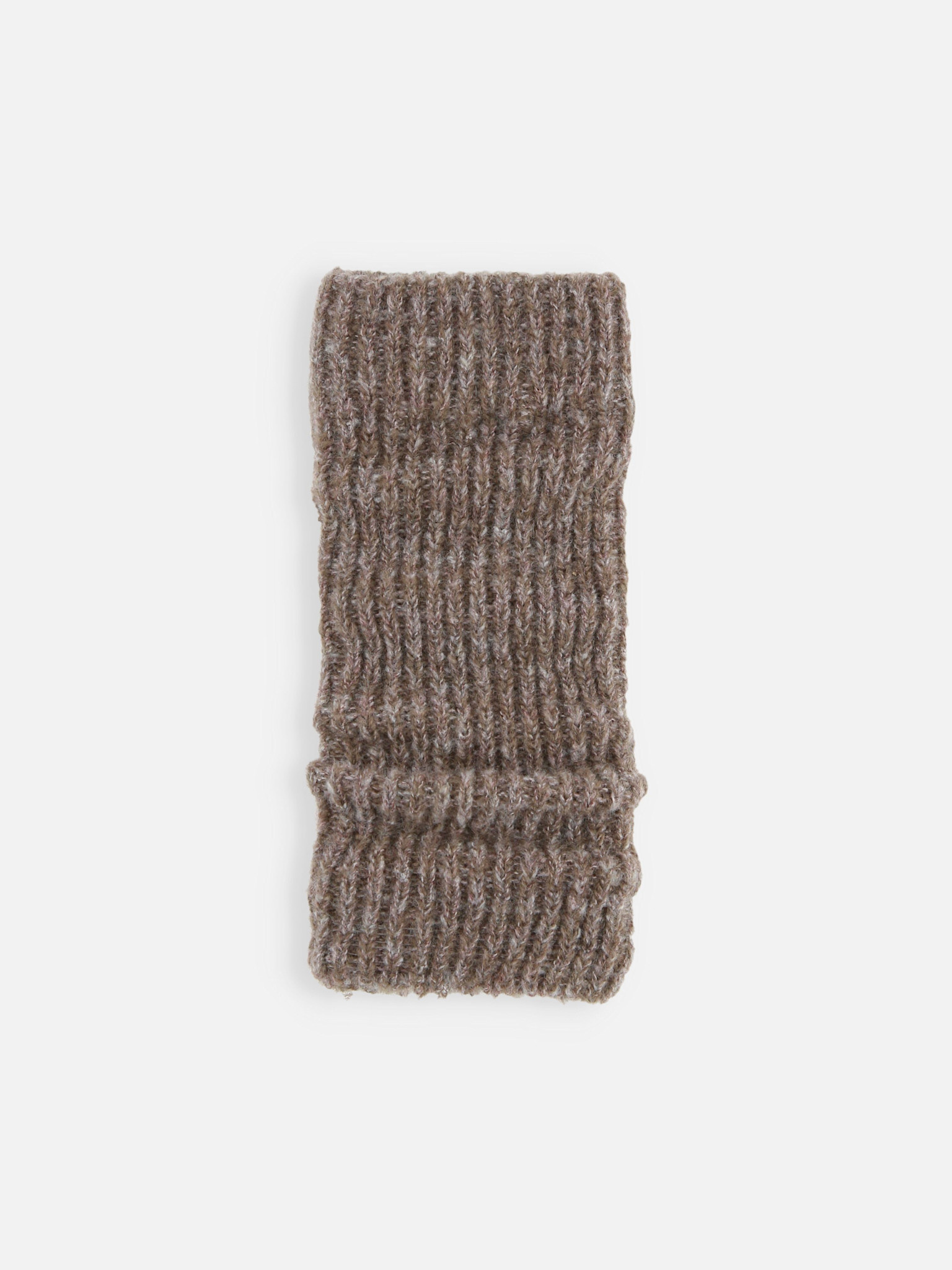 Aquecedor de pernas canelado de 22 cm com 2 vias e mescla