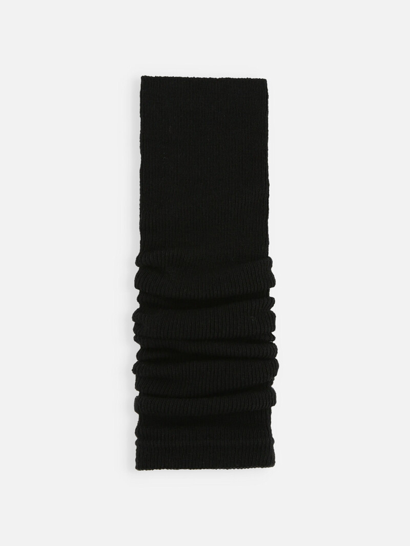 Jambière laine mix à côtes fines 54cm