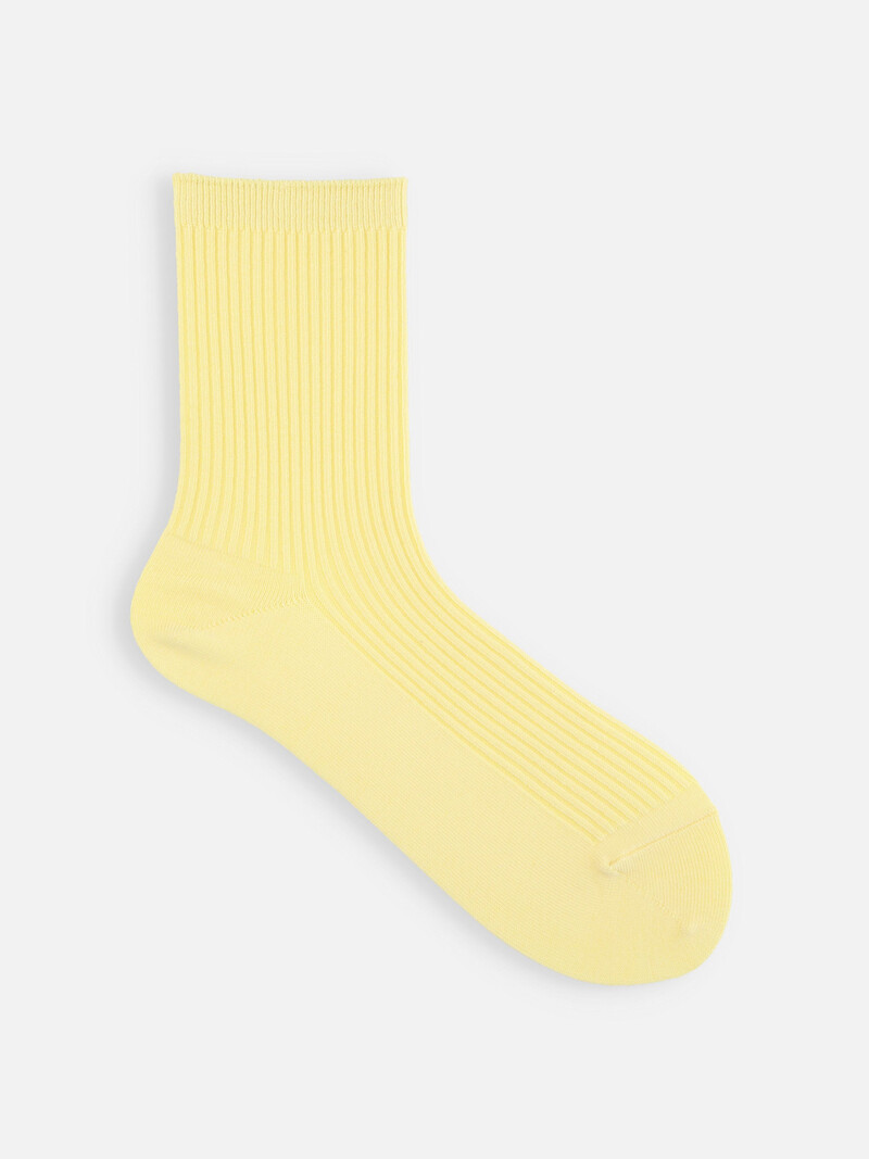 Mi-chaussette côtes 2x2 moyenne jauge S